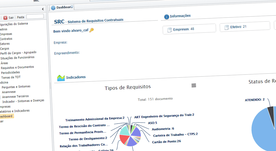 Software de Sistema de Requisitos Contratuais