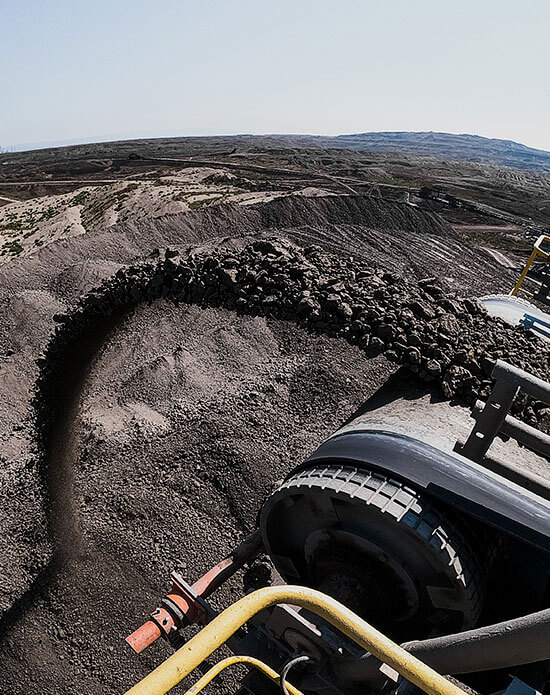 Foto de uma mineradora