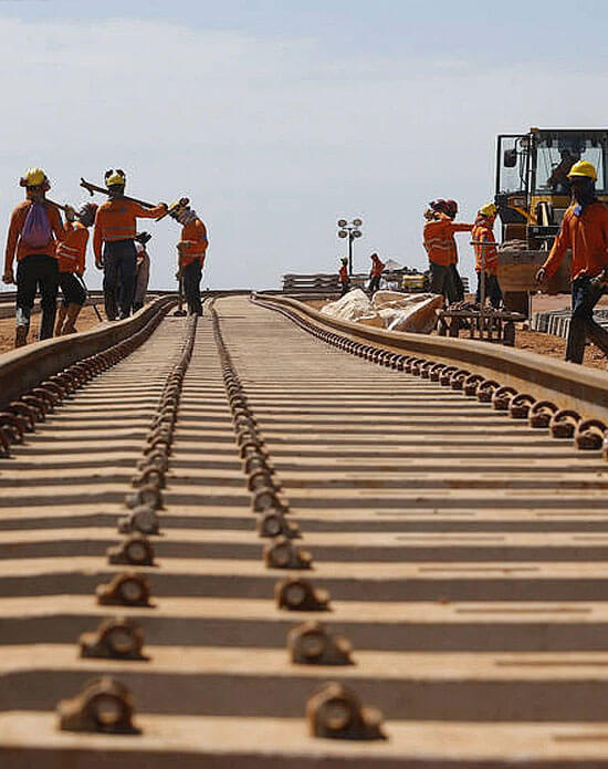 Foto da obra RUMO Malha Paulista