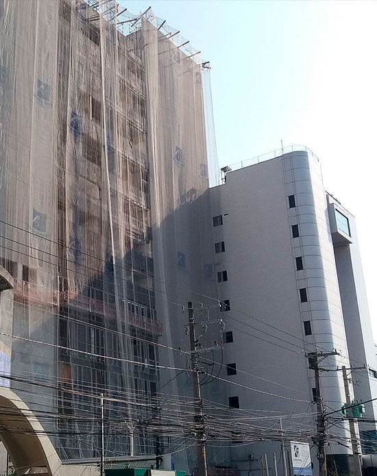 Foto da obra Sino Brasileiro - Expansão do hospital em Osasco/SP